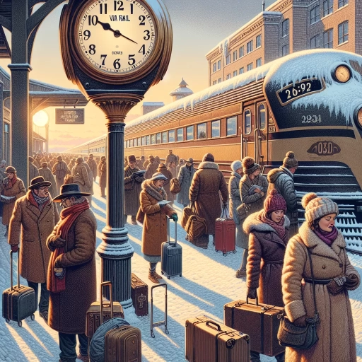 via rail how early to arrive
