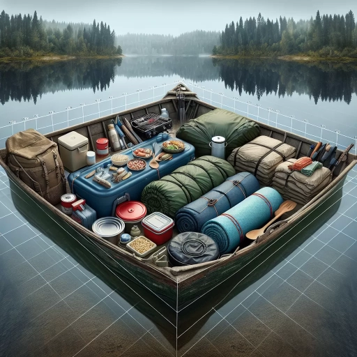 when taking weekend camping supplies on board a small boat how should the supplies be stored