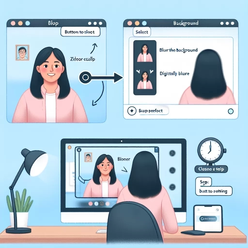 zoom how to blur background