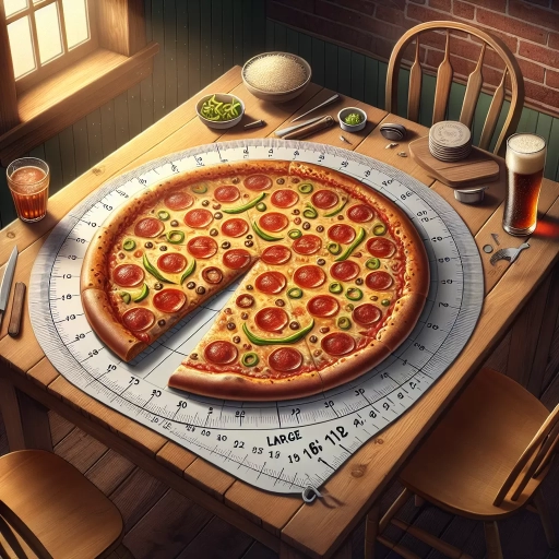 how big is a large pizza