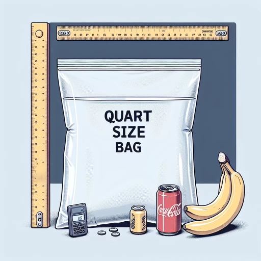 how big is a quart size bag