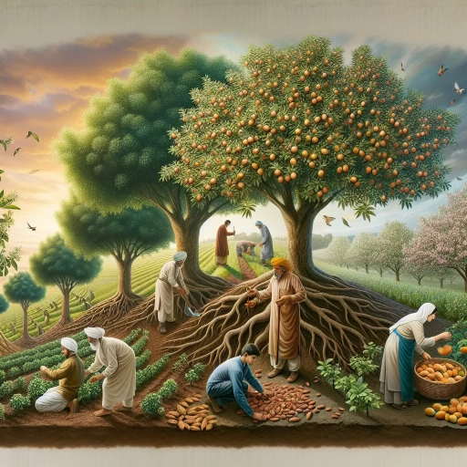 how do almonds grow