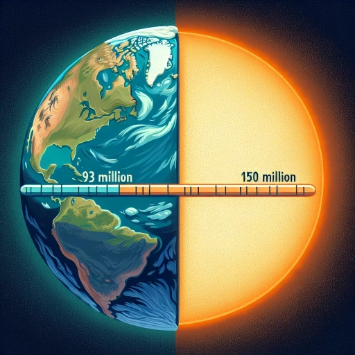 how far is the sun from earth