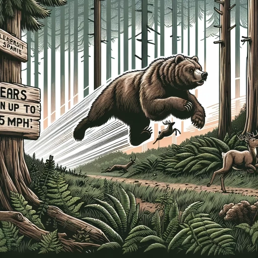how fast can a bear run