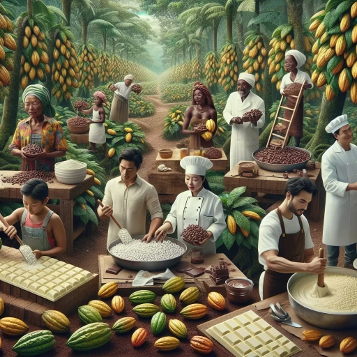 how is white chocolate made