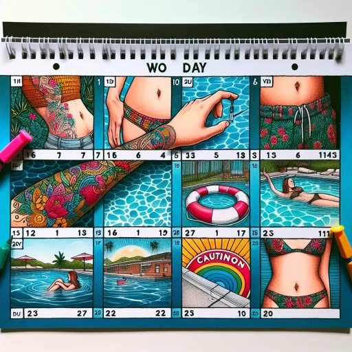how long after a tattoo can i go swimming
