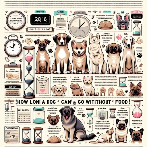 how long can a dog go without food