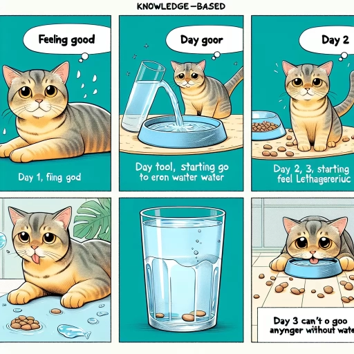 how long can cats go without water