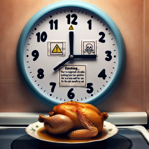 how long can cooked chicken be left out