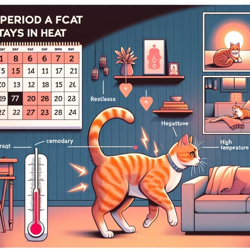 how long does a cat stay in heat