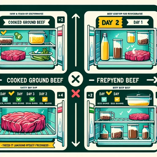 how long does cooked ground beef last in the fridge