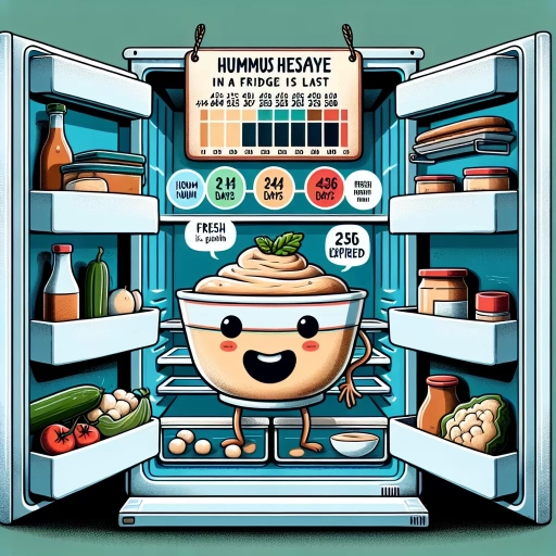 how long does hummus last in the fridge