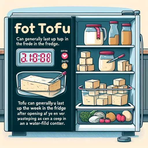 how long does tofu last in the fridge