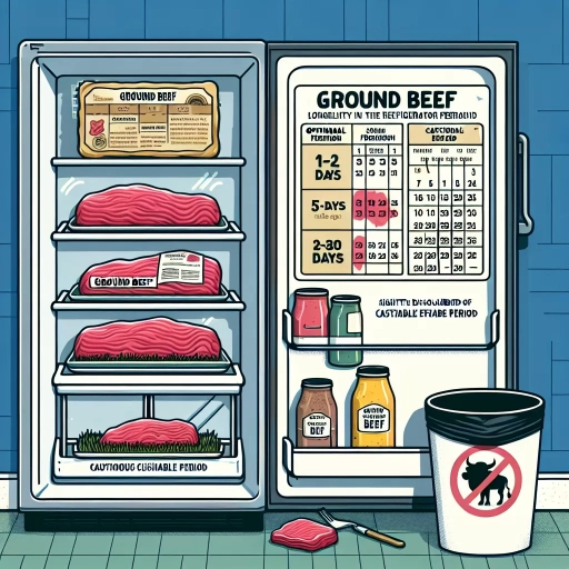 how long is ground beef good in fridge