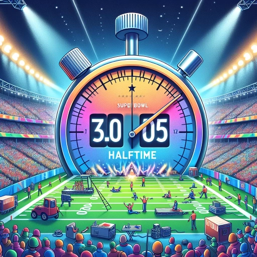 how long is super bowl halftime