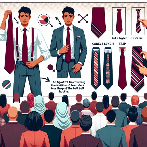 how long should a tie be