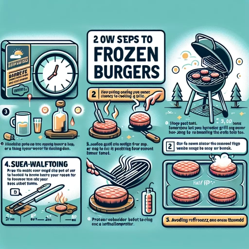 how long to bbq frozen burgers