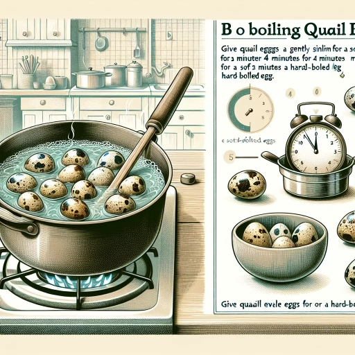 how long to boil quail eggs