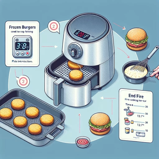 how long to cook frozen burgers in air fryer