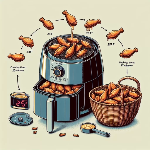 how long to cook frozen chicken wings in air fryer