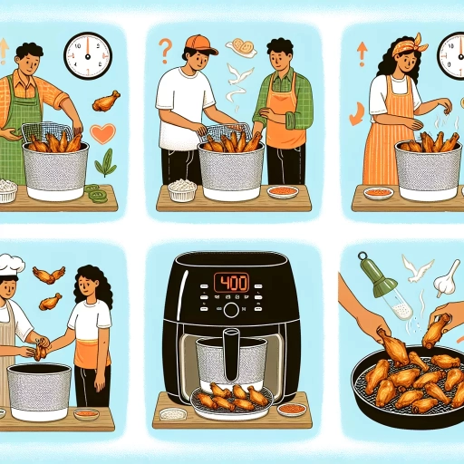 how long to cook frozen wings in air fryer at 400