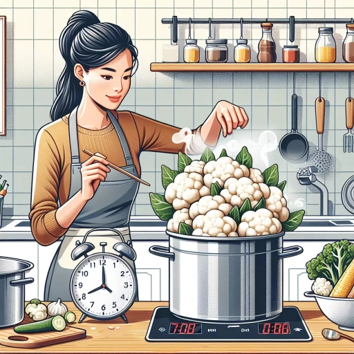 how long to steam cauliflower