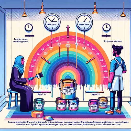 how long to wait between coats of paint