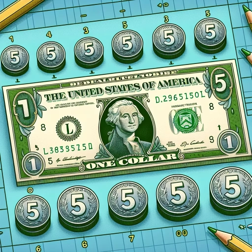 how many 5 cents make a dollar