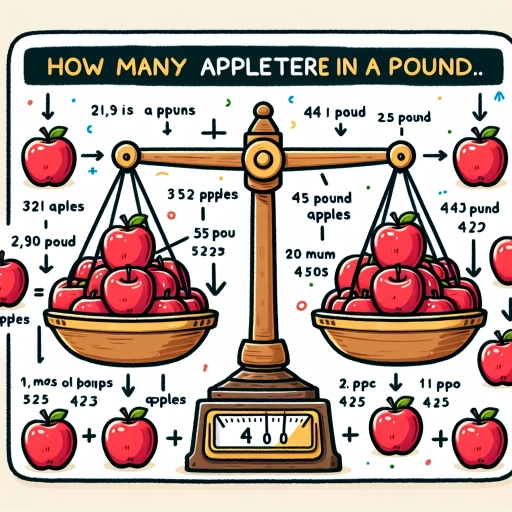 how many apples in a pound