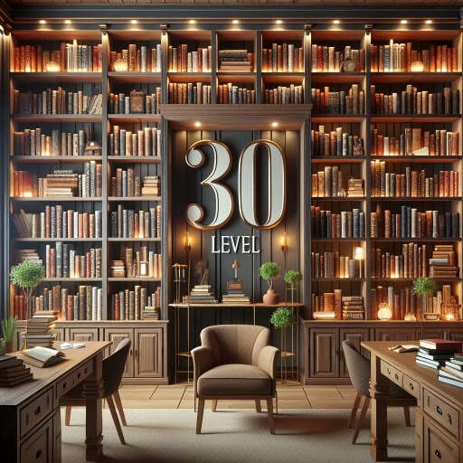 how many bookshelves for lvl 30