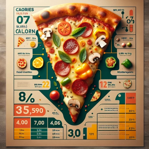 how many calories in a slice of pizza