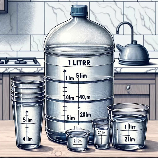 how many cups in 1 litre