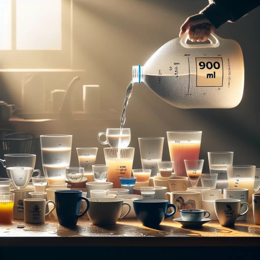 how many cups in 900 ml