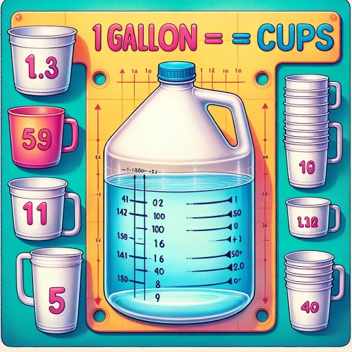 how many cups in a gallon