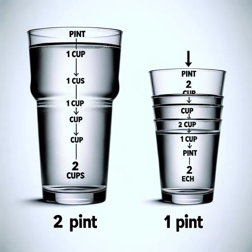 how many cups in a pint