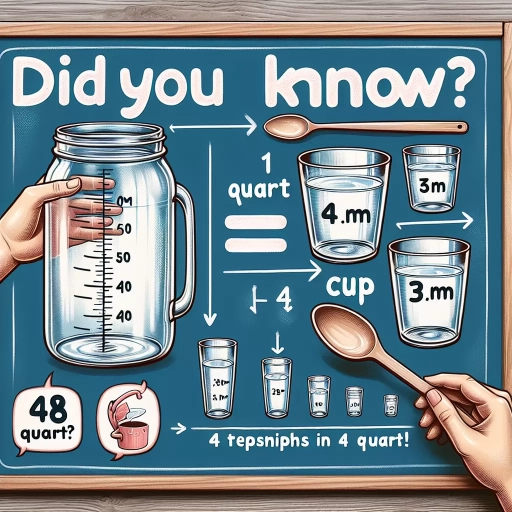 how many cups in a quart