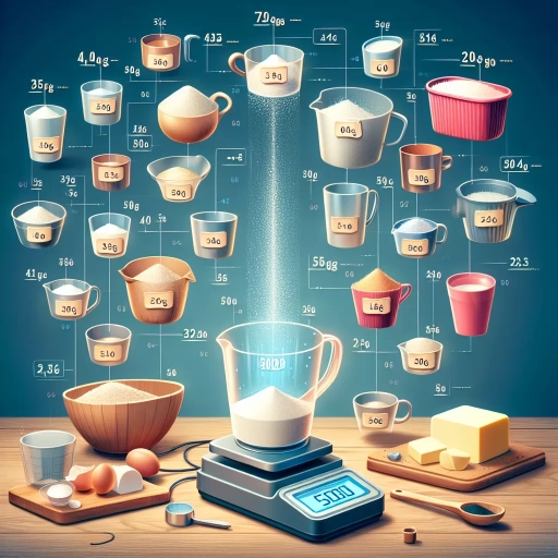 how many cups is 500 grams