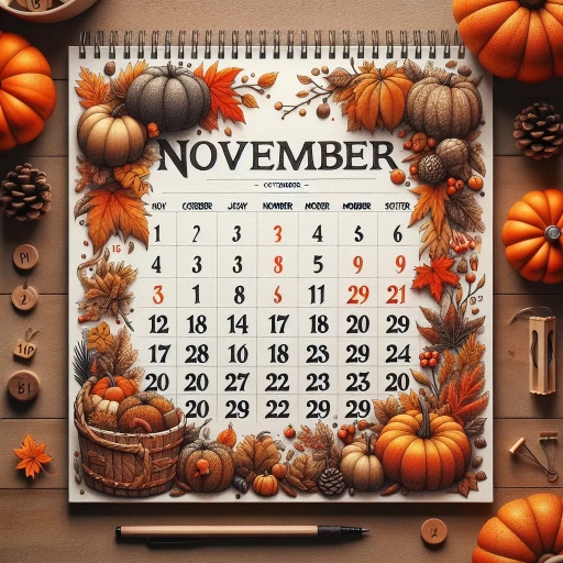 how many days in november