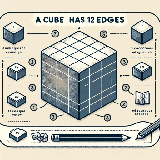 how many edges does a cube have