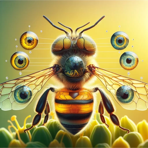 how many eyes does a bee have