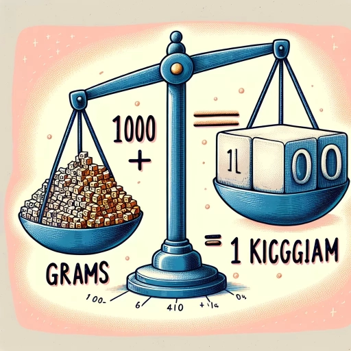 how many grams in kg