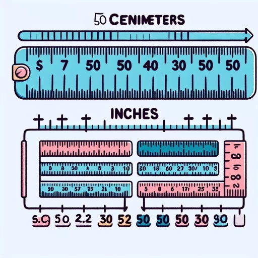 how many inches is 50 cm