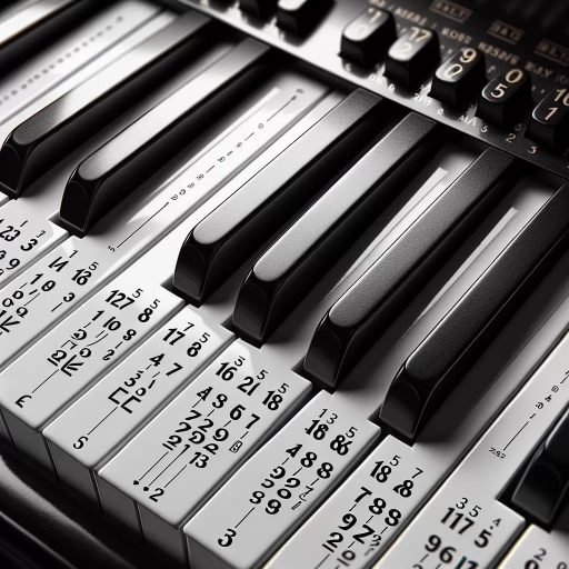 how many keys on a piano