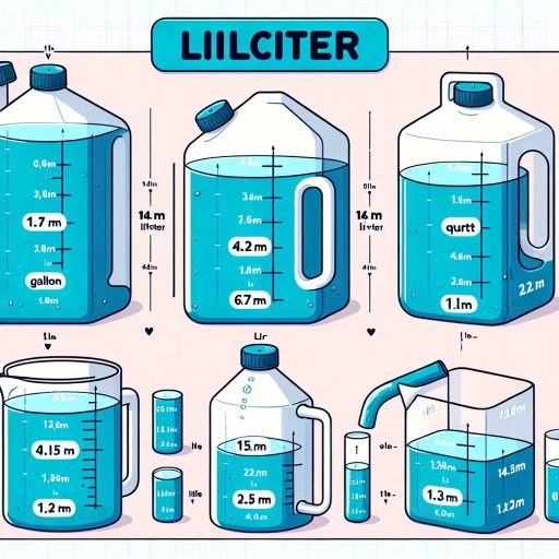 how many liters in a