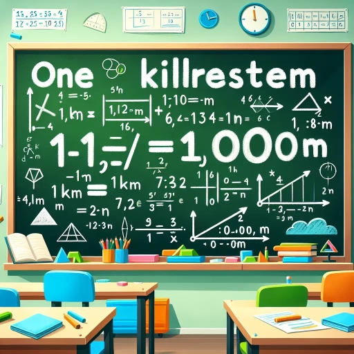 how many m in a km