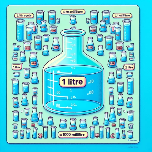 how many millilitres in a litre