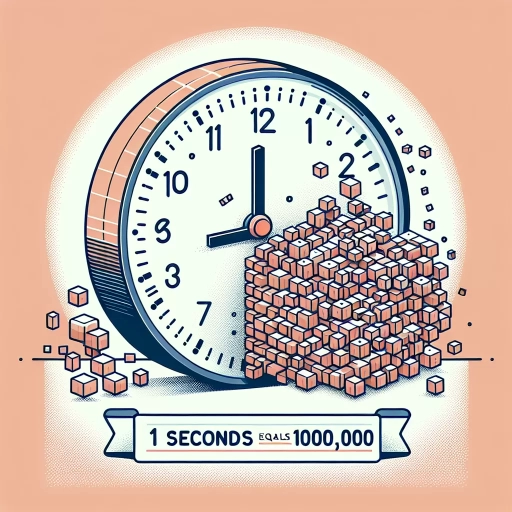 how many milliseconds in a second