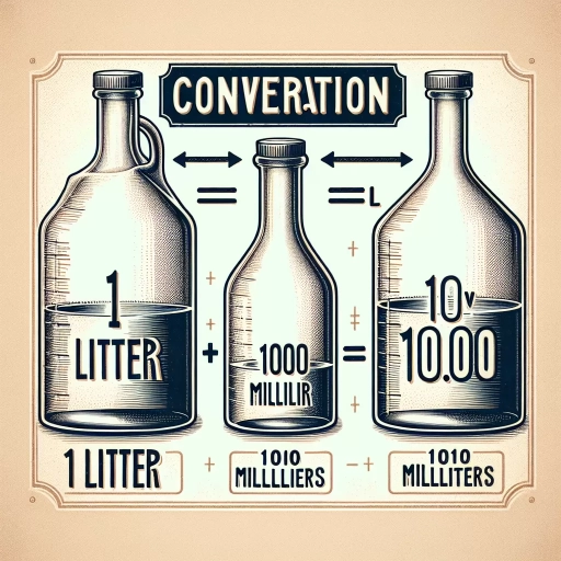 how many ml in a liter