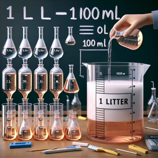 how many ml in a litre