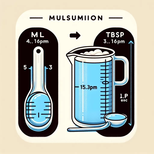 how many ml in a tbsp
